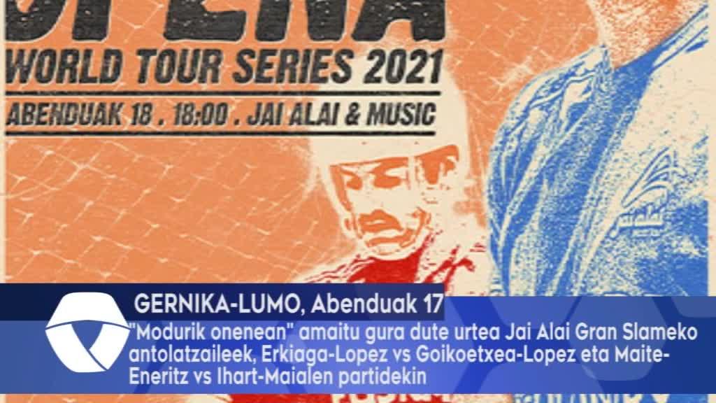 Modurik onenean amaitu gura dute urtea Jai Alai Gran Slameko antolatzaileek, Erkiaga-Lopez vs Goikoetxea-Lopez eta Maite-Eneritz vs Ihart-Maialen partidekin