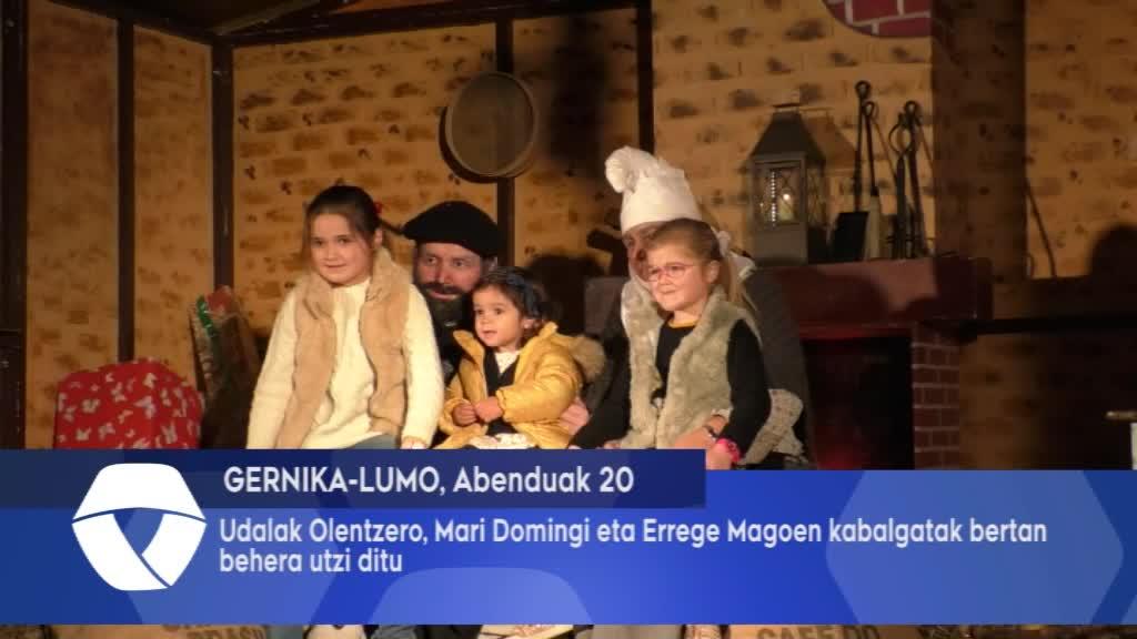 Gernika Lumoko Udalak Olentzero, Mari Domingi ta Errege Magoen kabalgatak bertan behera utzi ditu