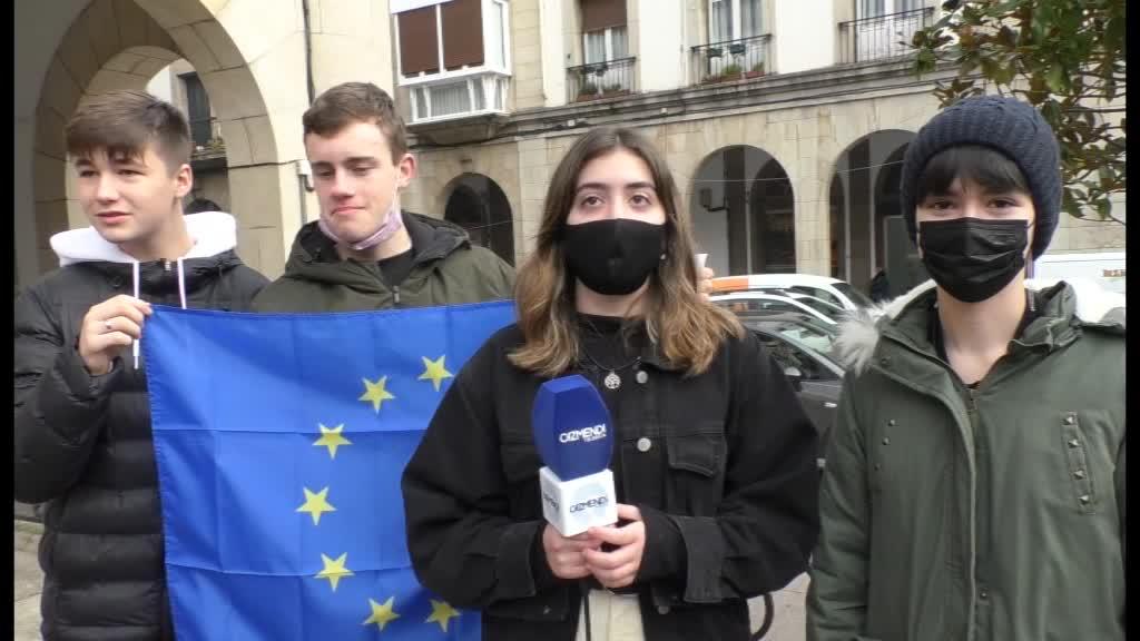 Trinitarias ikastetxeko Erasmus proiektua ezagutzen