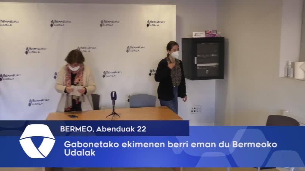 Gabonetako ekimenen berri eman du Bermeoko Udalak