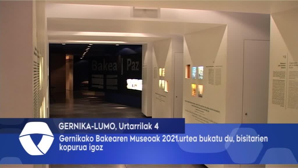 Gernikako Bakearen Museoak 2021.urtea amaitu du, bisitarien kopurua igoz