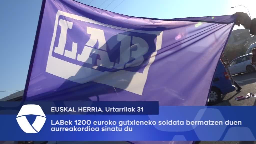 LAB-ek Bizkaiko kontserba Sektorean 1200 euroko gutxieneko soldata bermatzen duen aurrekontua sinatu du