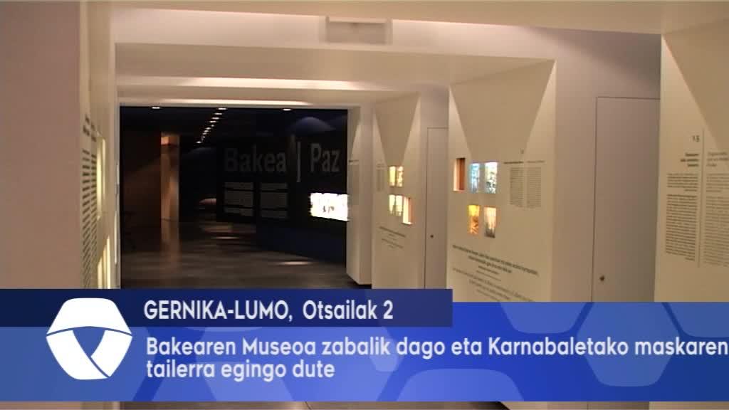 Bakearen Museoa berriro dago zabalik eta karnabalen maskarak egiteko tailerra antolatu dute