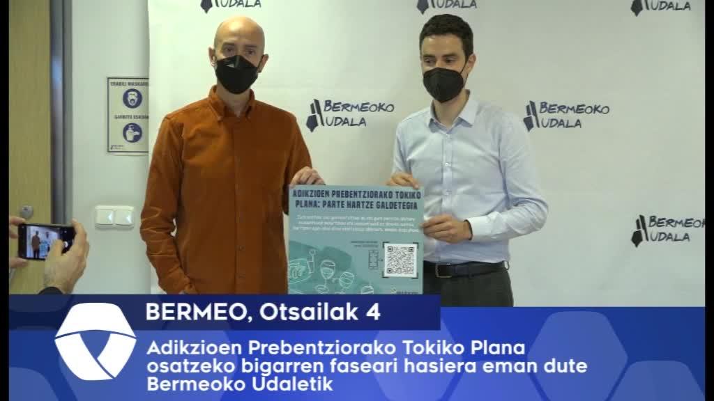 Adikzioen Prebentziorako Tokiko Plana osatzeko bigarren faseari ekin dio Bermeoko Udalak