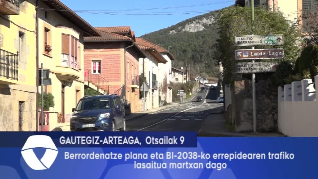 Berrordenatze plana eta BI-2038-ko errepidearen trafiko lasaitua martxan dago