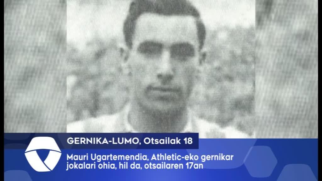 Mauri Ugartemendia, Athletic-eko gernikar jokalari ohia hil da