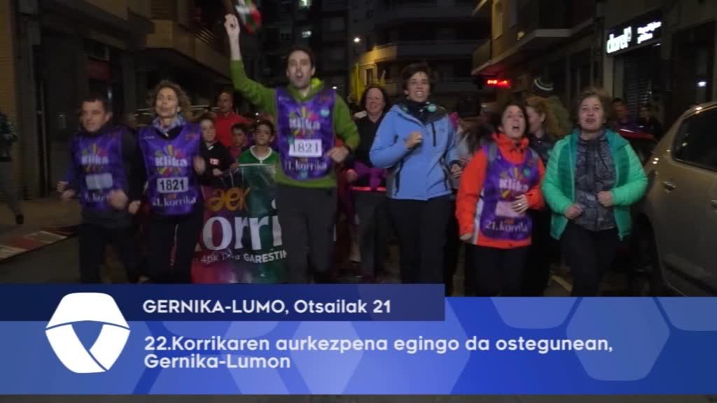 Korrikaren aurkezpena egingo da, Gernika-Lumon