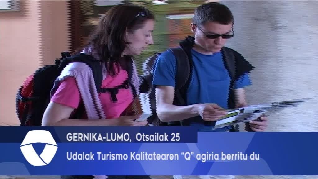 Udalak Turismo kalitatearen Q agiria berritu du