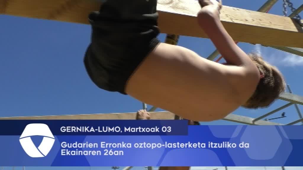 Gudarien Erronka oztopo-lasterketa Gernika-Lumora  itzuliko da Ekainaren 26an