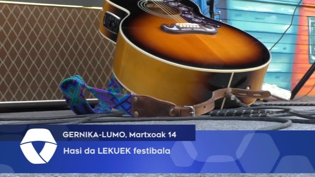 Hasi da “Gernikako Lekuek” festibala