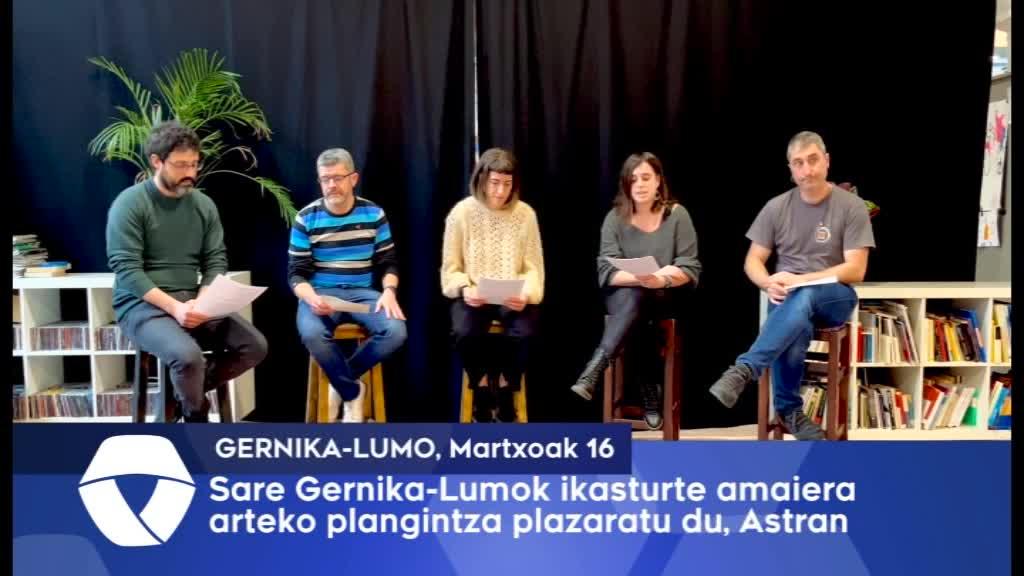 Sare Gernika-Lumok agerraldia egin du Astran, egungo egoera erreparatuz eta ikasturte amaiera arteko plangintza plazaratuz