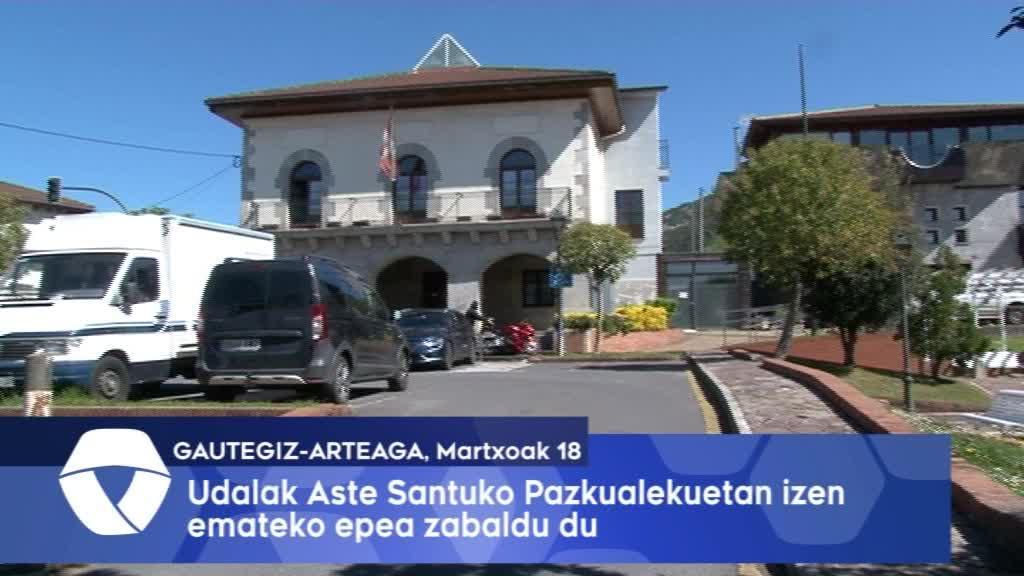 Udalak Aste Santuko Pazkualekuetan izen emateko epea zabaldu du