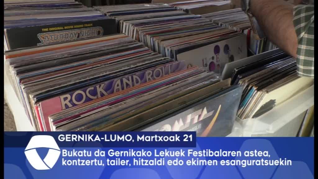 Bukatu da Gernikako Lekuek Festibalaren astea, kontzertu, ekimen, hitzaldi edo tailer esanguratsuekin