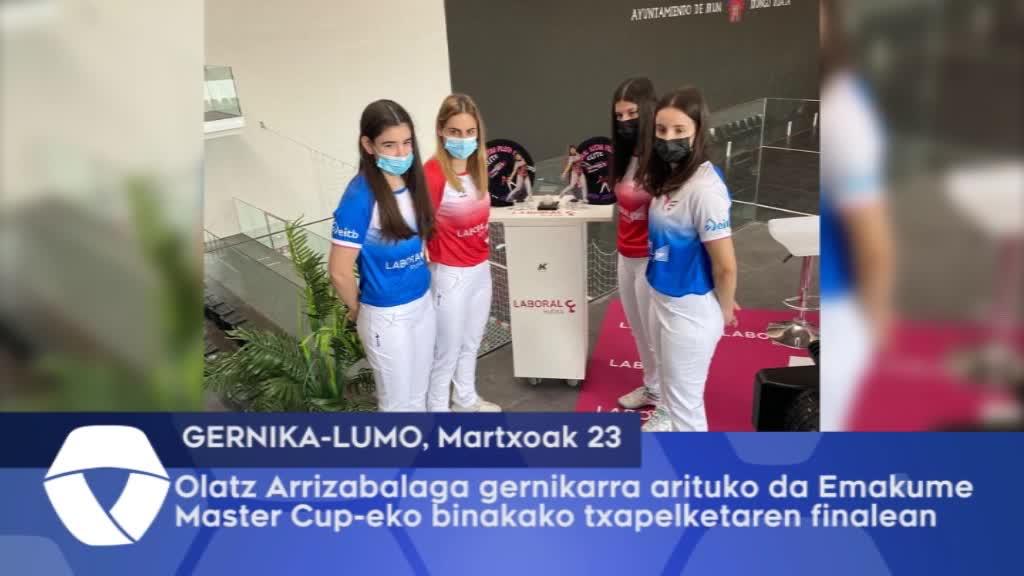 Emakume Master Cup-eko finala jokatuko du Olatz Arrizabalaga gernikarrak
