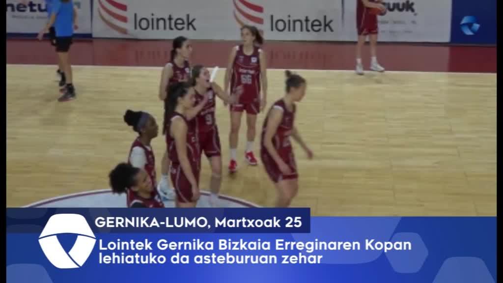 Lointek Gernika Bizkaiak asteburuan Erreginaren Kopa jokatuko du