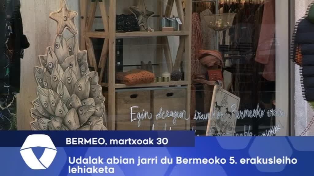 Udalak abian jarri du Bermeoko 5 erakuslehio lehiaketa