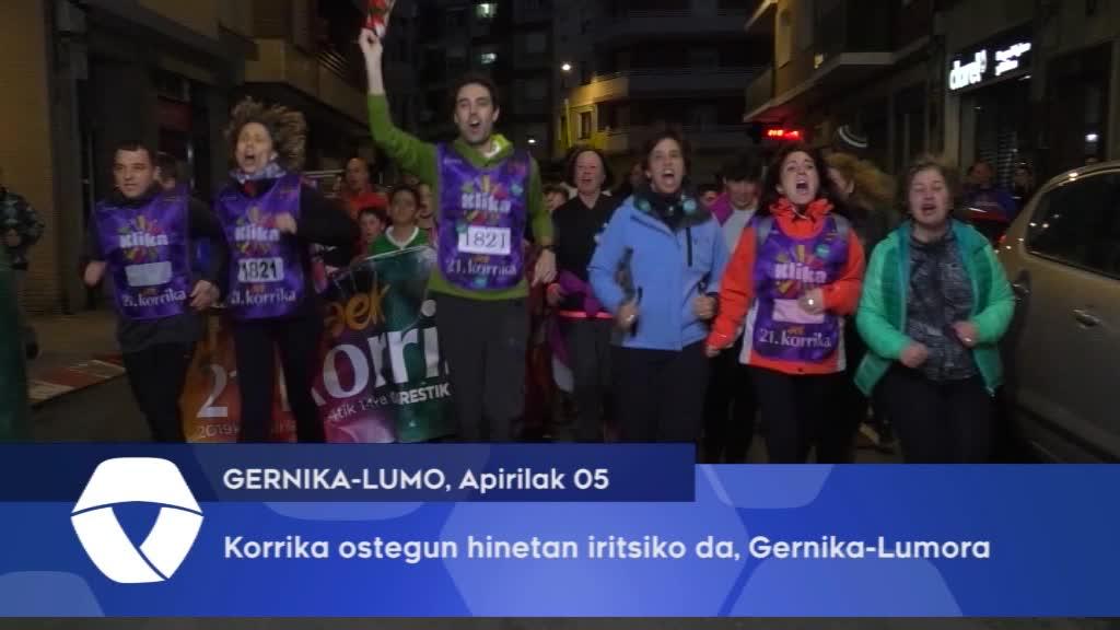 Korrika ostegun honetan iritsiko da, Gernika-Lumora