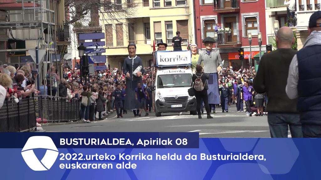 2022. urteko Korrika heldu da Busturialdera, euskararen alde