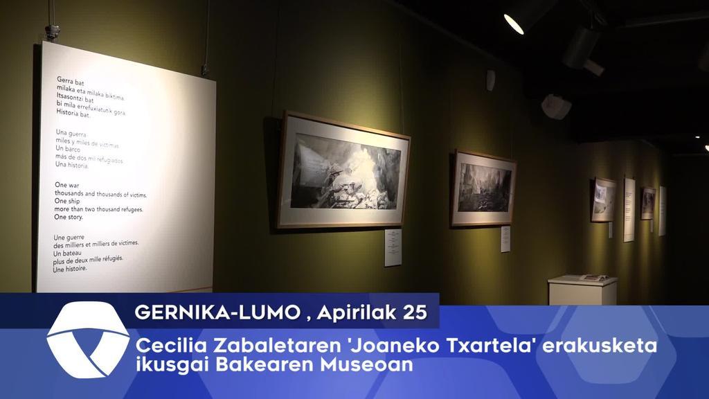 Cecilia Zabaletaren ‘Joaneko Txartela’ erakusketa ikusgai Gernika-Lumoko Bakearen Museoan