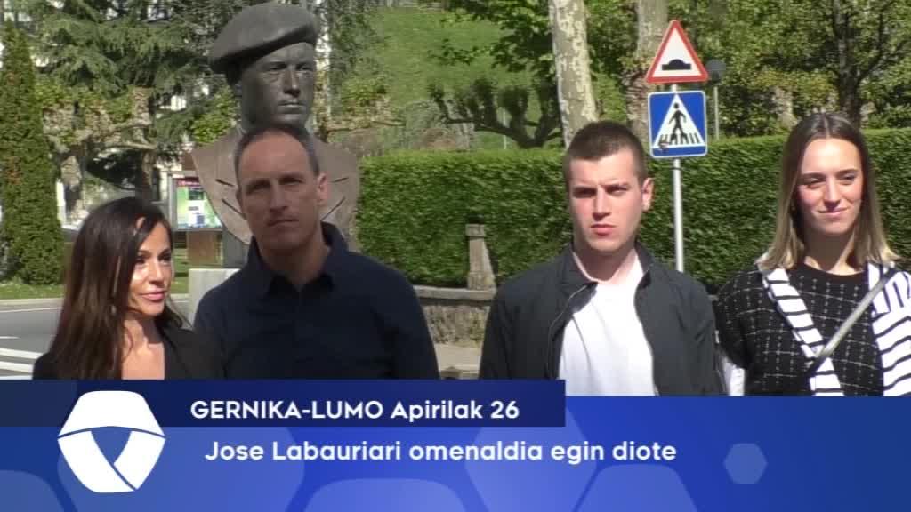 Jose Labauriari omenaldia egin diote