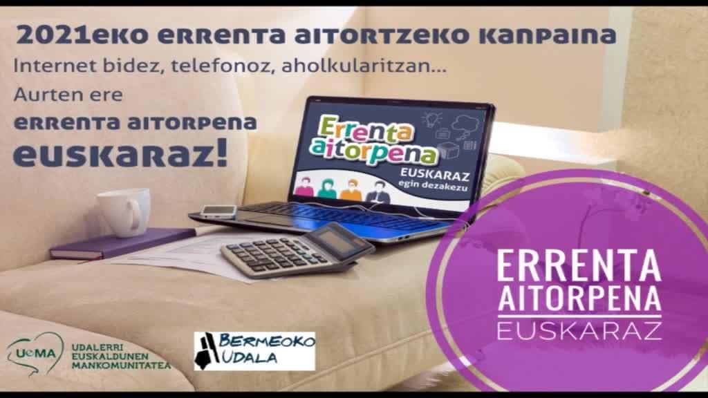 Bermeon Errenta aitorpena euskaraz kanpaina aurkeztu da