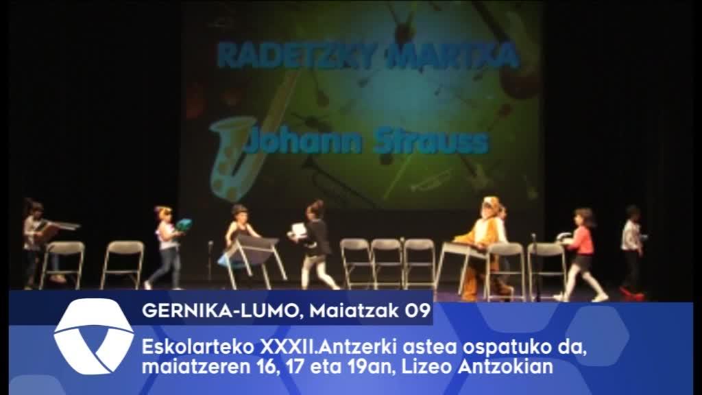 XXXII. Antzerki astea ospatuko da maiatzaren 16, 17 eta 19an, Lizeo Antzokian