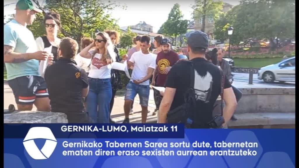 Gernikako Tabernen Sarea sortu dute, tabernetan ematen diren eraso sexisten aurrean erantzuteko