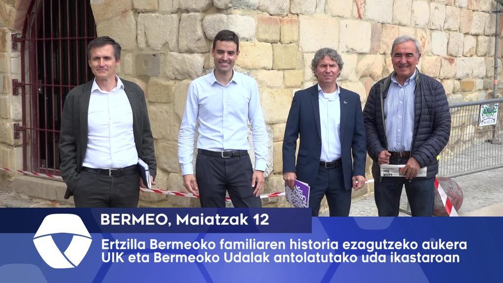 Ertzilla Bermeoko familiaren historia ezagutzeko aukera UIK eta Bermeoko Udalak antolatutako uda ikastaroan