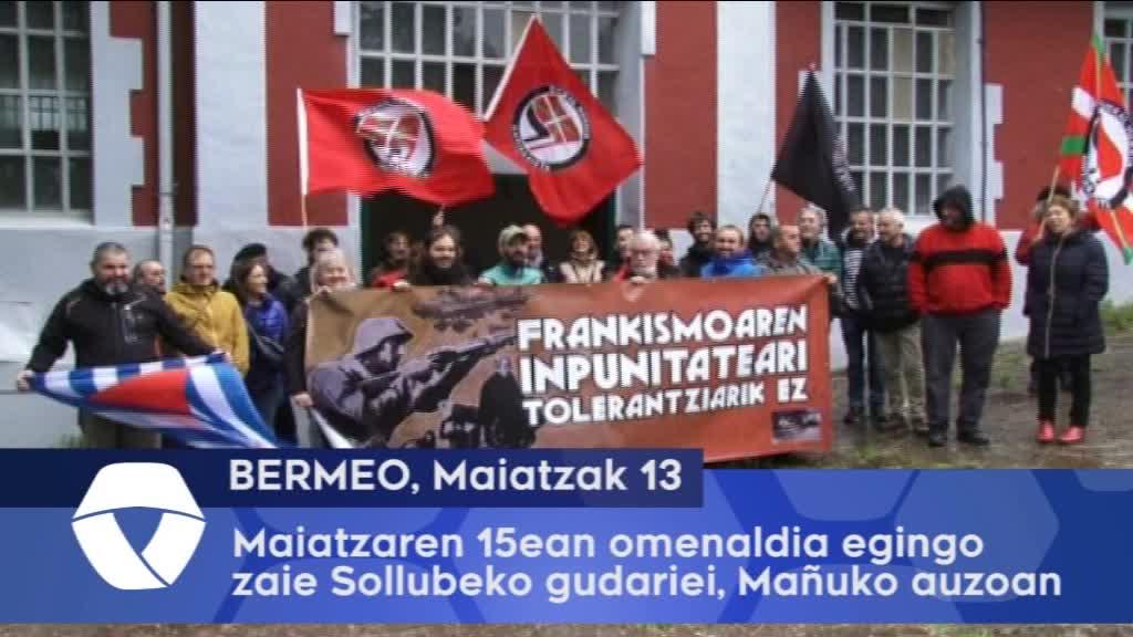 Sollubeko gudariei omenaldia egingo zaie, Mañuko auzoan