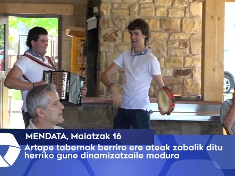 Artape tabernak ateak zabalik ditu herriko gune dinamizatzaile modura
