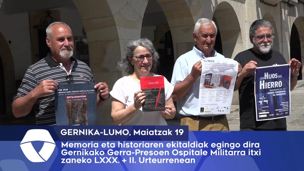 Gernikako Gerra-Presoen Ospitale Militarra zarratu zeneko LXXX. + II. Urteurrenaren memoria eta historiaren ekitaldiak egingo dira
