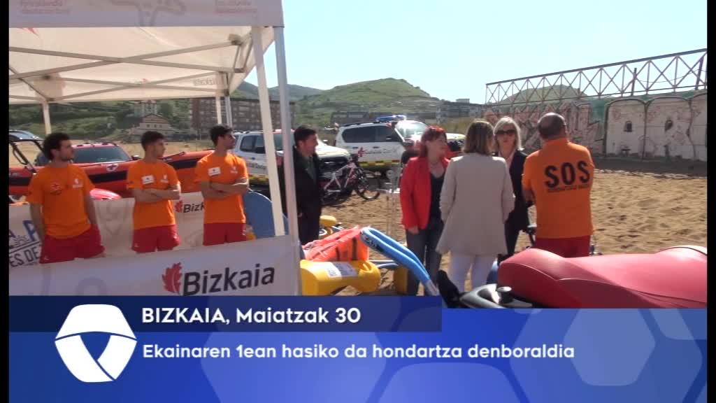 Ekainaren 1ean hasiko da hondartza denboraldia