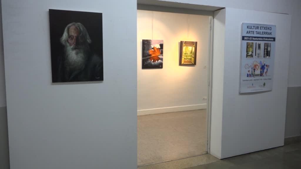 Gernika-Lumo Kultur Etxeko arte tailerretako erakusketa