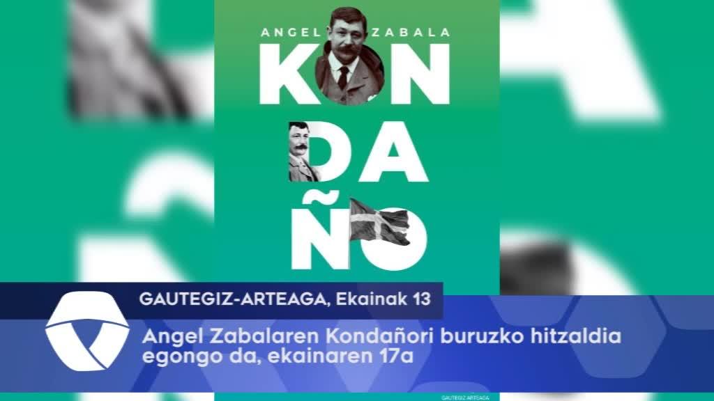 Angel Zabalari buruzko hitzaldia egingo dute Arteagan, ekainaren 17a