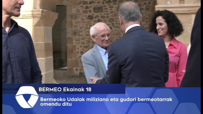 Miliziano eta Gudari bermeotarrak omendu dituzte