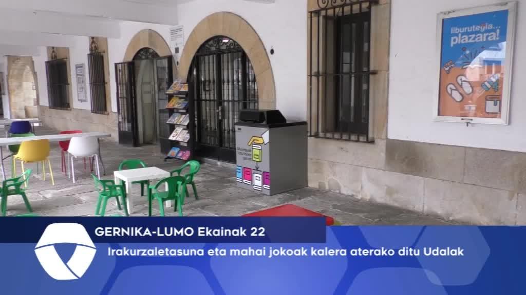 Udalak abian jarri ditu jada Hizkien Etxola eta Liburutegia Plazara ekimenak