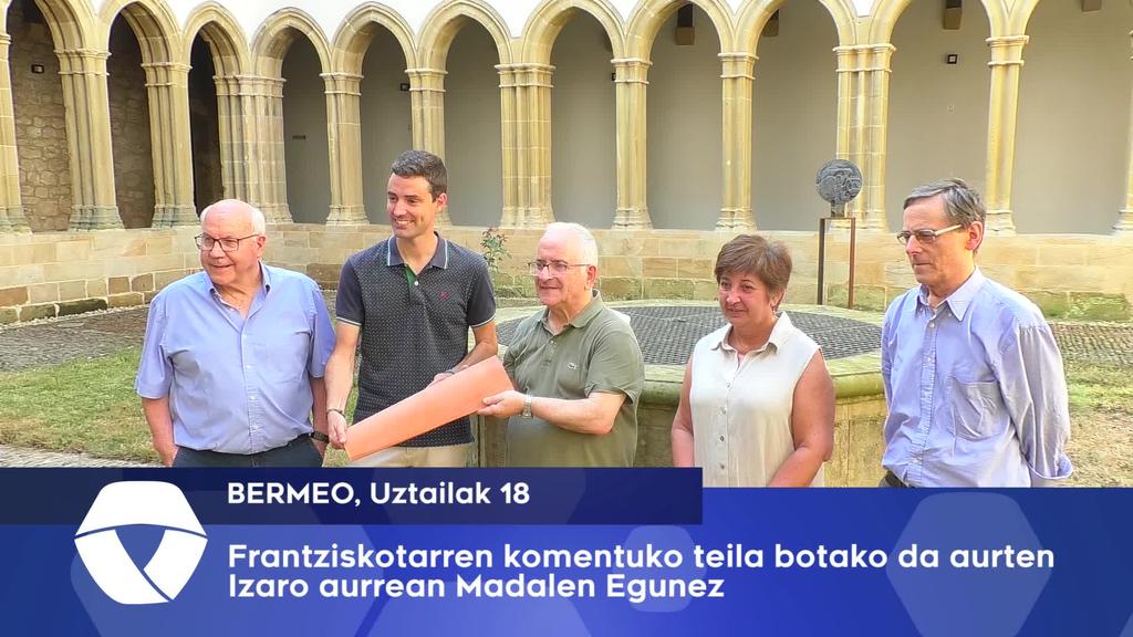 Aurten frantziskotarren komentuko teila botako da Izaron Madalen Egunez