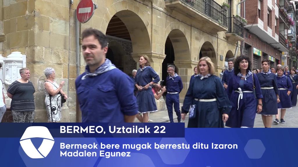 Bermeok bere mugak berretsi ditu Izaron Madalen Egunez
