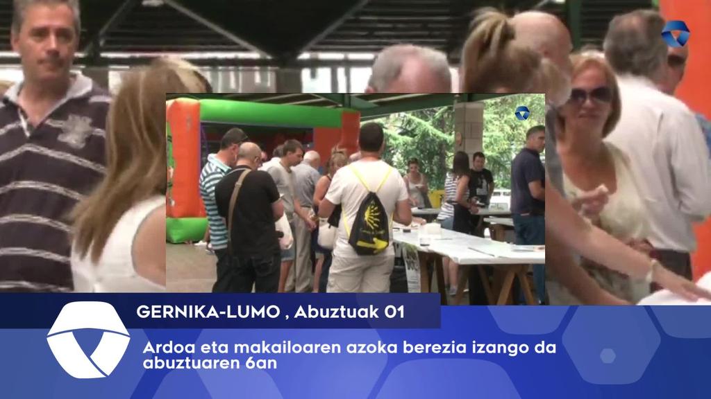 Ardoa eta makailoaren azoka berezia izango da abuztuaren 6an