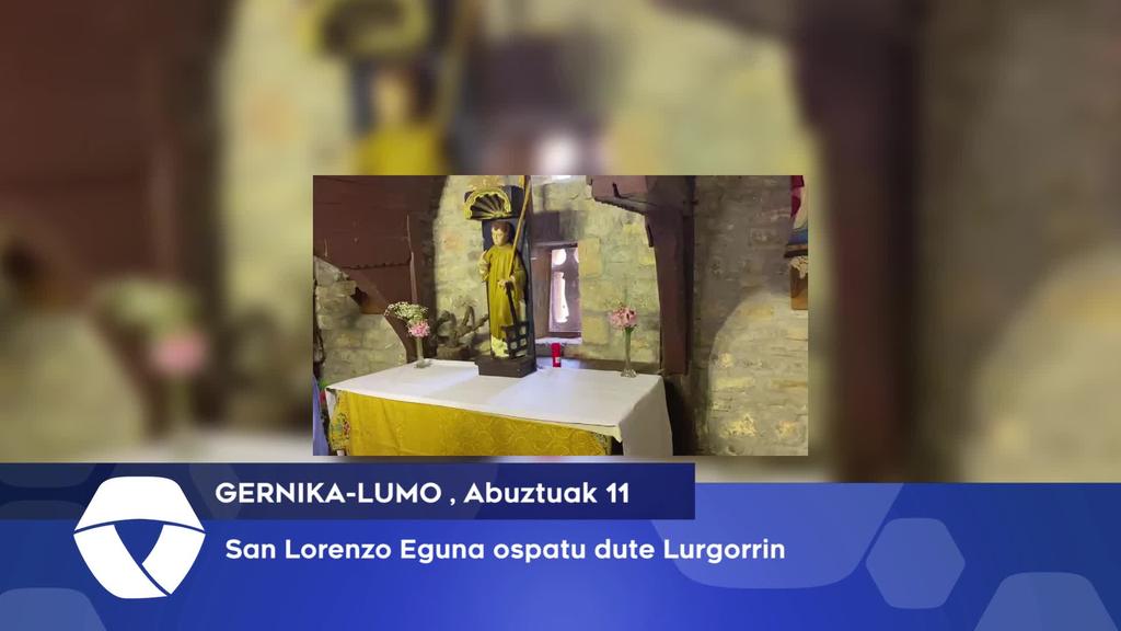 San Lorenzo Eguna ospatu dute San Lorenzo ermitan