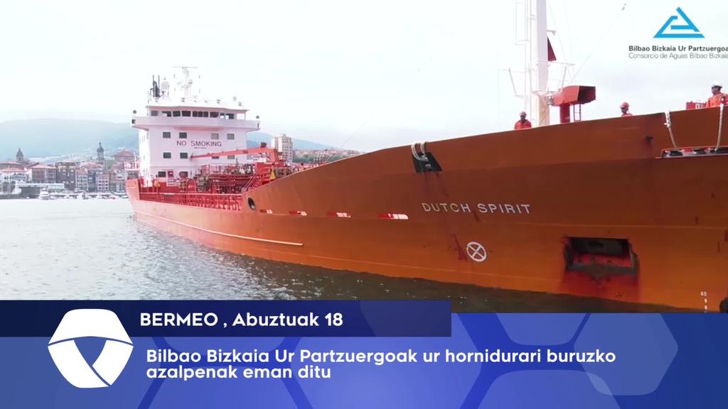 Ur hornidurari buruzko azalpenak eman ditu Bilbao Bizkaia Ur Partzuergoak