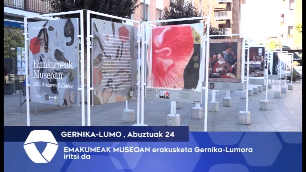 EMAKUMEAK MUSEOAN Erakusketa ikusgai da Domingo Alegria plazan