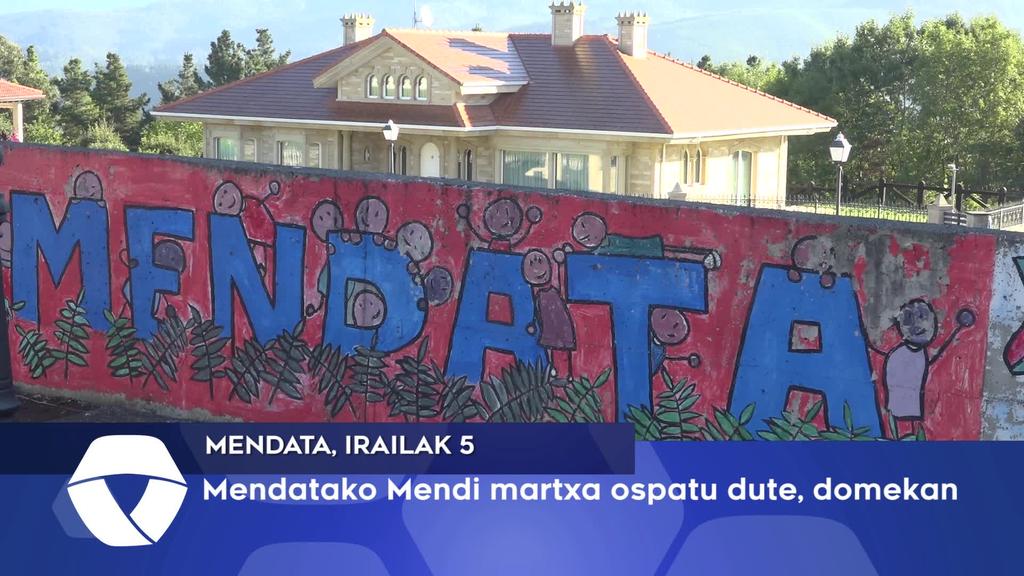 Mendatako Mendi Martxa ospatu dute, domekan