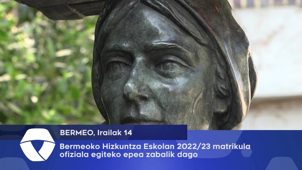 Bermeoko Hizkuntza Eskolan 2022-2023 ikasturteko matrikula ofiziala egiteko epea zabalik dago irailaren 16ra arte