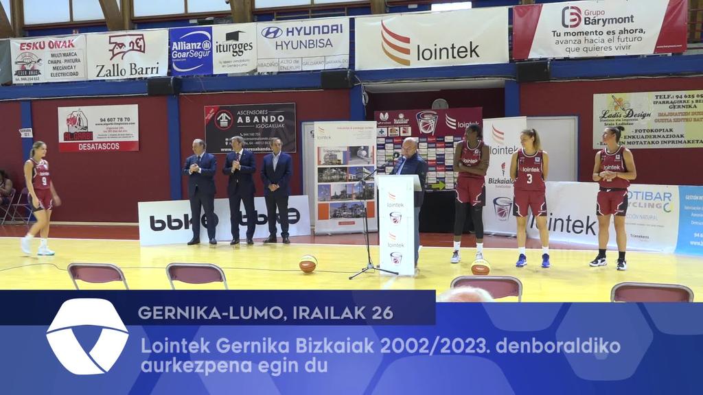 Lointek Gernika Bizkaiako 2022-2023.denboraldiko aurkezpena egin du