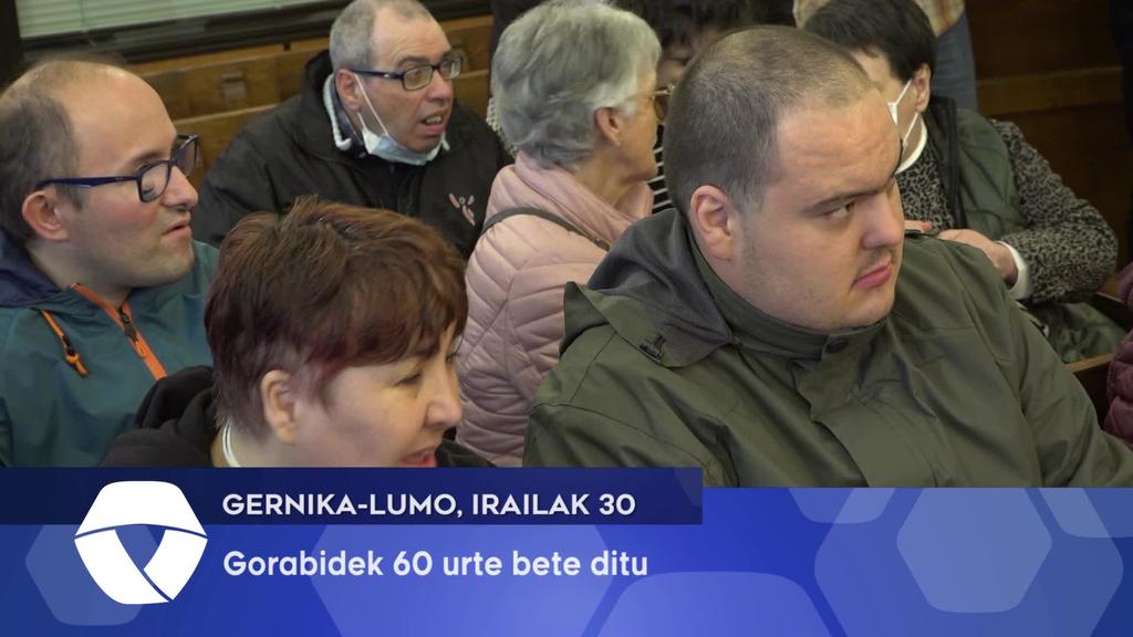 Gorabidek 60 urte bete ditu