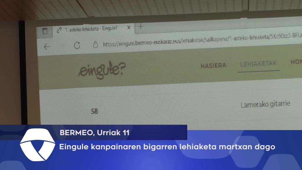 Eingule Kanpainaren bigarren lehiaketa hasi dute, Juan Lebatz-en lehenengo kapitulua atara ostean