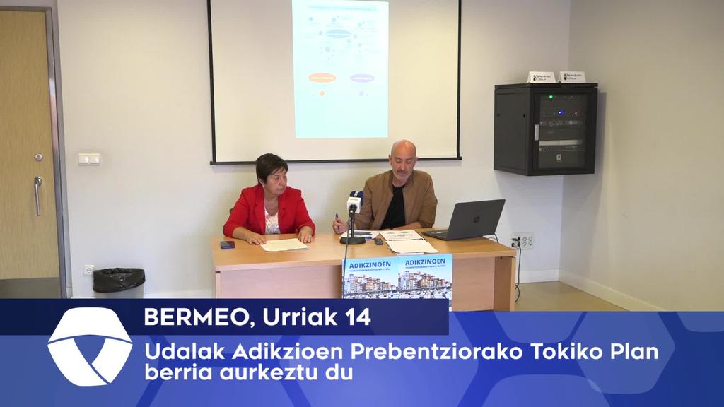 Bermeoko Udalak Adikzioen Prebentziorako Tokiko Plan berria aurkeztu du