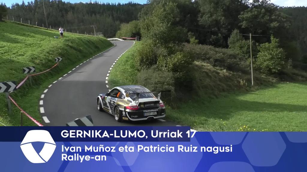 Muñoz eta Ruiz nagusi Rallye-an