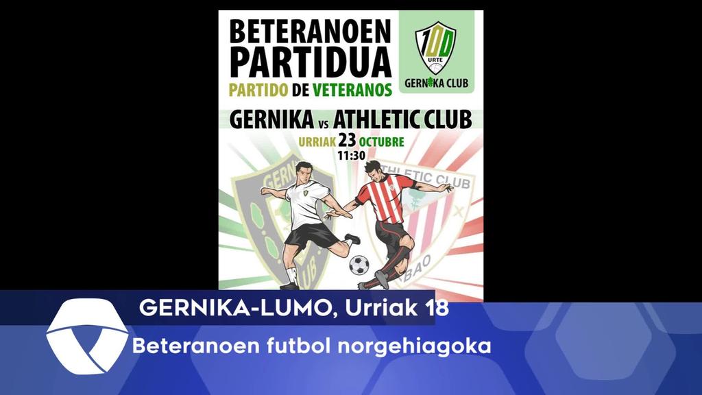 Beteranoen futbol partidua izango da